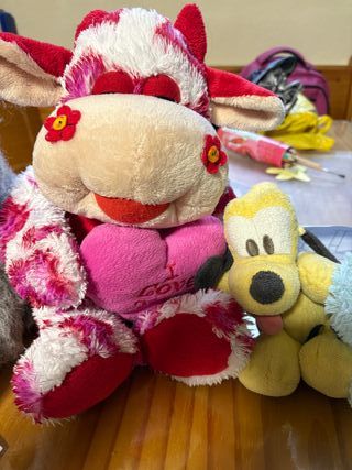 Lote 6 peluches animales
