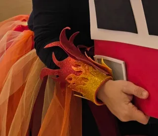 Disfraz de fuego talla única