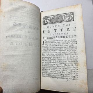 Libro Antico 1754 Oeuvres De M. Destouches 8 in 4