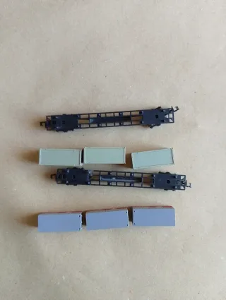 Lote 2 vagones portacontenedores LIMA