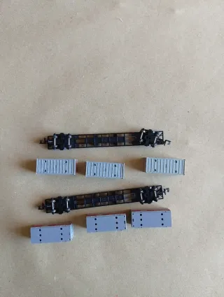 Lote 2 vagones portacontenedores LIMA