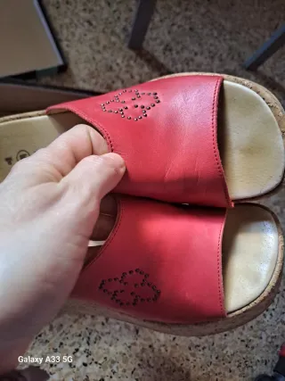 Zapatos cuña Coolway rojos