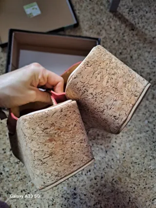 Zapatos cuña Coolway rojos