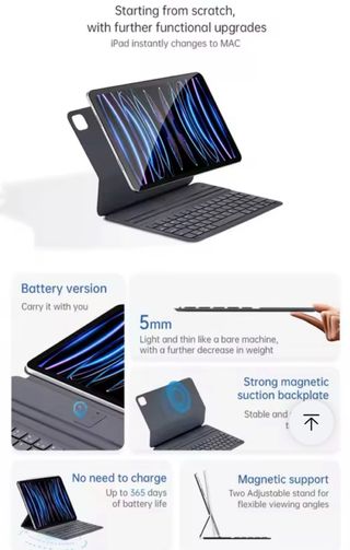 Tastiera magnetica per iPad 11"