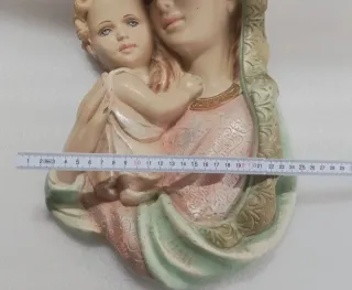 Decoración Vintage años 70 - Virgen con Niño
