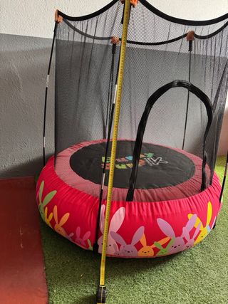 Trampolino elastico per bambini con rete