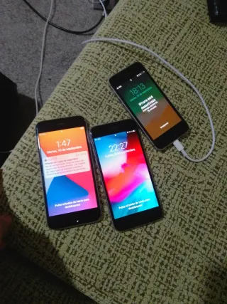 2 iPhones 6 y 1 iPhone 5 para repuestos