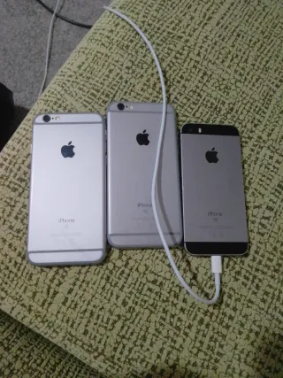 2 iPhones 6 y 1 iPhone 5 para repuestos
