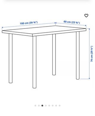 Mesa de madera blanca Mesa escritorio.