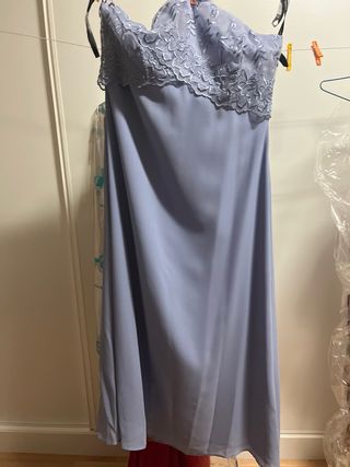 Vestido de fiesta lila