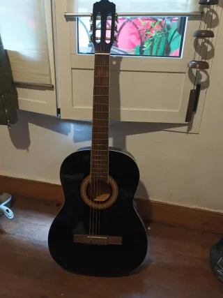 Guitarra Acústica Negra
