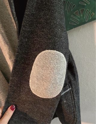 Blazer in Maglia Grigio Mango 13-14 Anni