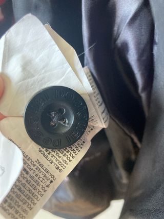 Abrigo Desigual Negro Talla S