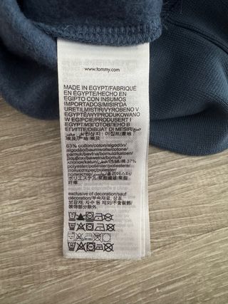 Sudadera Tommy Hilfiger Azul con capucha Hombre