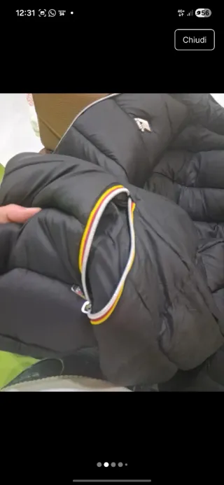 K-Way Giubbotto Nero