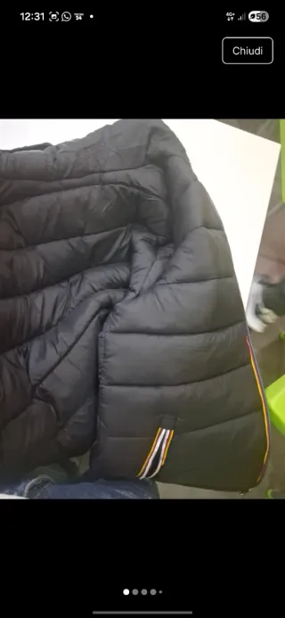 K-Way Giubbotto Nero