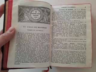 Misal Romano Serafico latino español, 1943