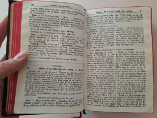 Misal Romano Serafico latino español, 1943