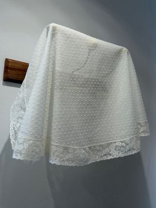 Mantilla de fallera media luna