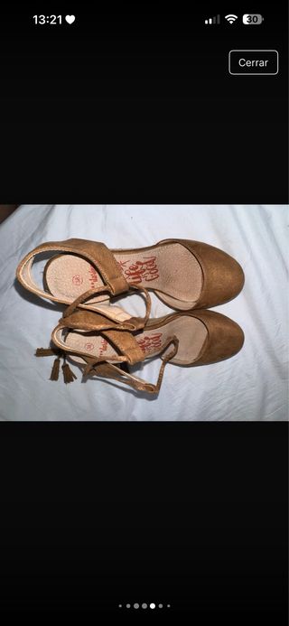 Cuñas Marrones Talla 38