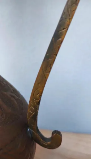 Caffettiera/Dallah araba in rame Antica