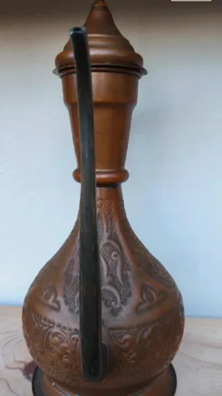 Caffettiera/Dallah araba in rame Antica