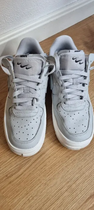 Zapatillas Nike Air Force 1 Gris/Blanco