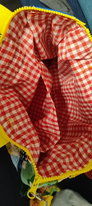 Bolso artesanal patchwork multicolor