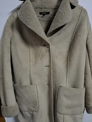 Abrigo Trelise Beige Talla Única Mujer