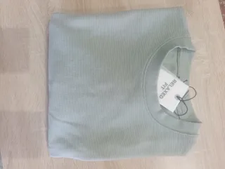 Camiseta Pull&Bear Verde Talla M