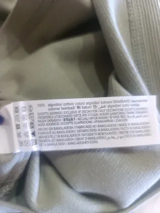 Camiseta Pull&Bear Verde Talla M