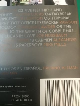 DVD Cinema 16 Cortometrajes Norteamericanos