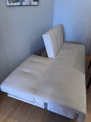 Sofá Cama Terciopelo (Velur) Beige
