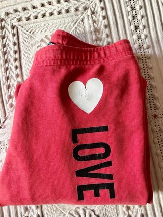 Pantaloni tuta Love Moschino rossi