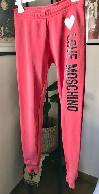 Pantaloni tuta Love Moschino rossi