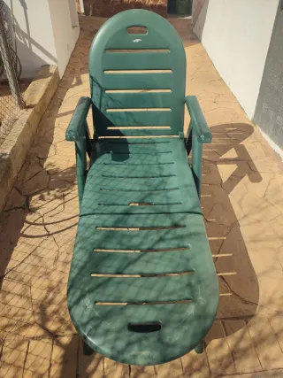 Hamaca plegable verde