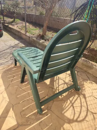 Hamaca plegable verde