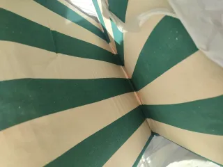 Hamaca plegable verde