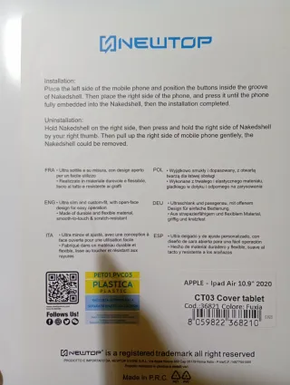 CUSTODIA PER TABLET IPAD AIR 10.9"FUXIA NUOVA