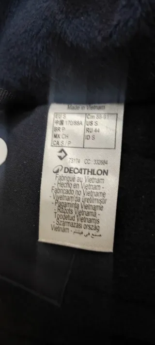 Anorak azul Wedze (Decathlon)