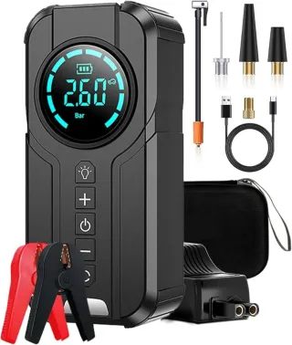 Arrancador e Inflador Batería Coche