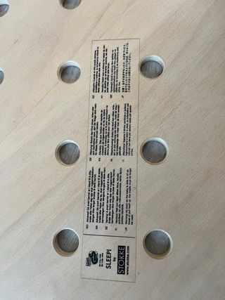 Cuna ovalada evolutiva de madera STOKKE