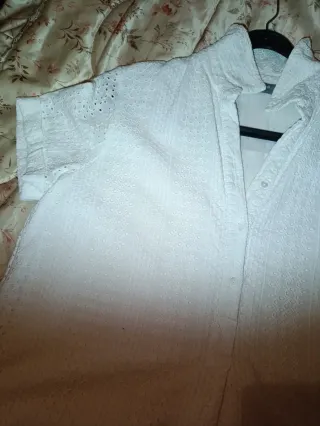 Vestido blanco bordado