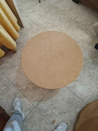 Mesa auxiliar redonda 50cm