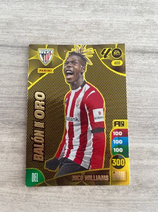 Cromo Nico Williams Balón de Oro 24/25