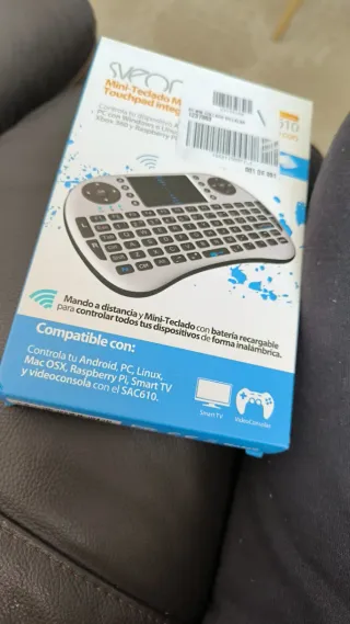 Mini Teclado Inalambrico+batería extra