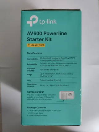 2x TP-Link AV600 PowerLine