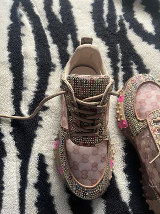 Zapatos Gucci Multicolores con Pedrería