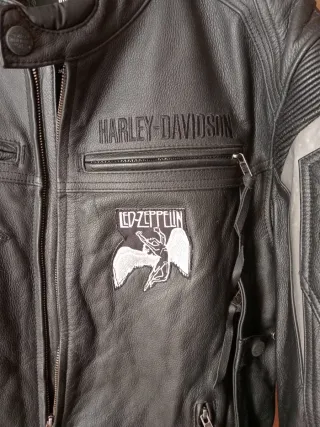 Chaqueta Piel Harley Davidson Cruiser LED ZEPPELIN