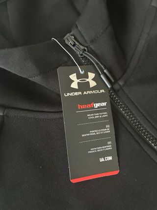 Sudadera Under Armour Negra Cremallera